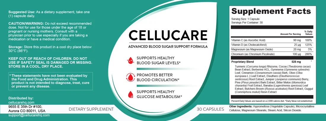 CelluCare -label